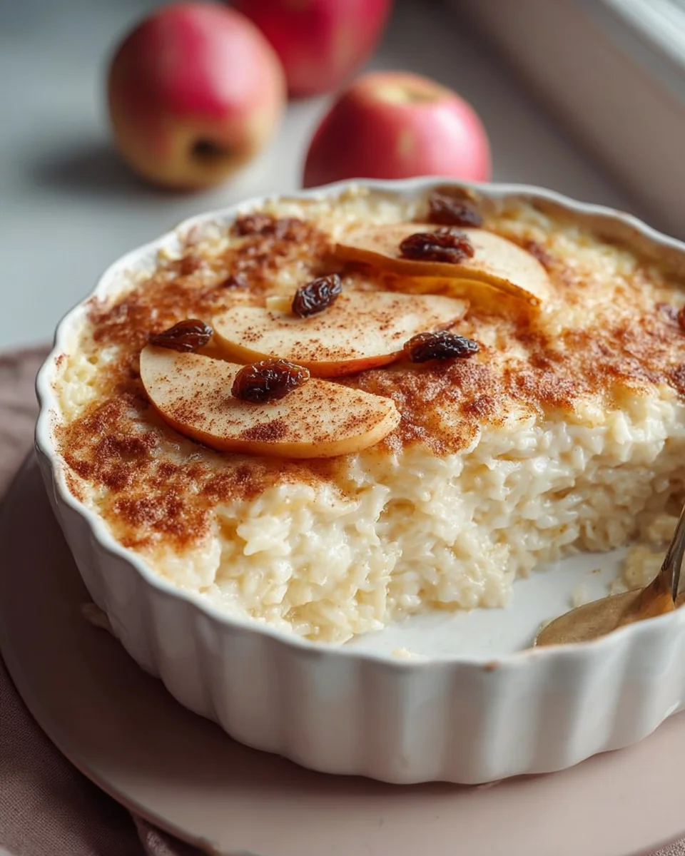 Milchreisauflauf mit Äpfeln – Einfaches Rezept für Genuss