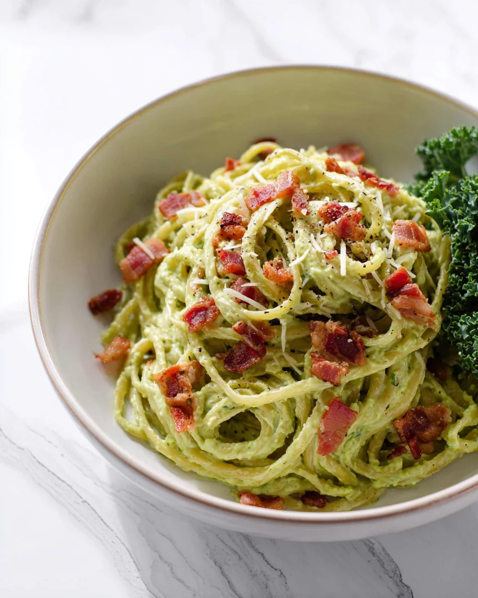 Avocado Carbonara: Cremig, gesund & unglaublich lecker!