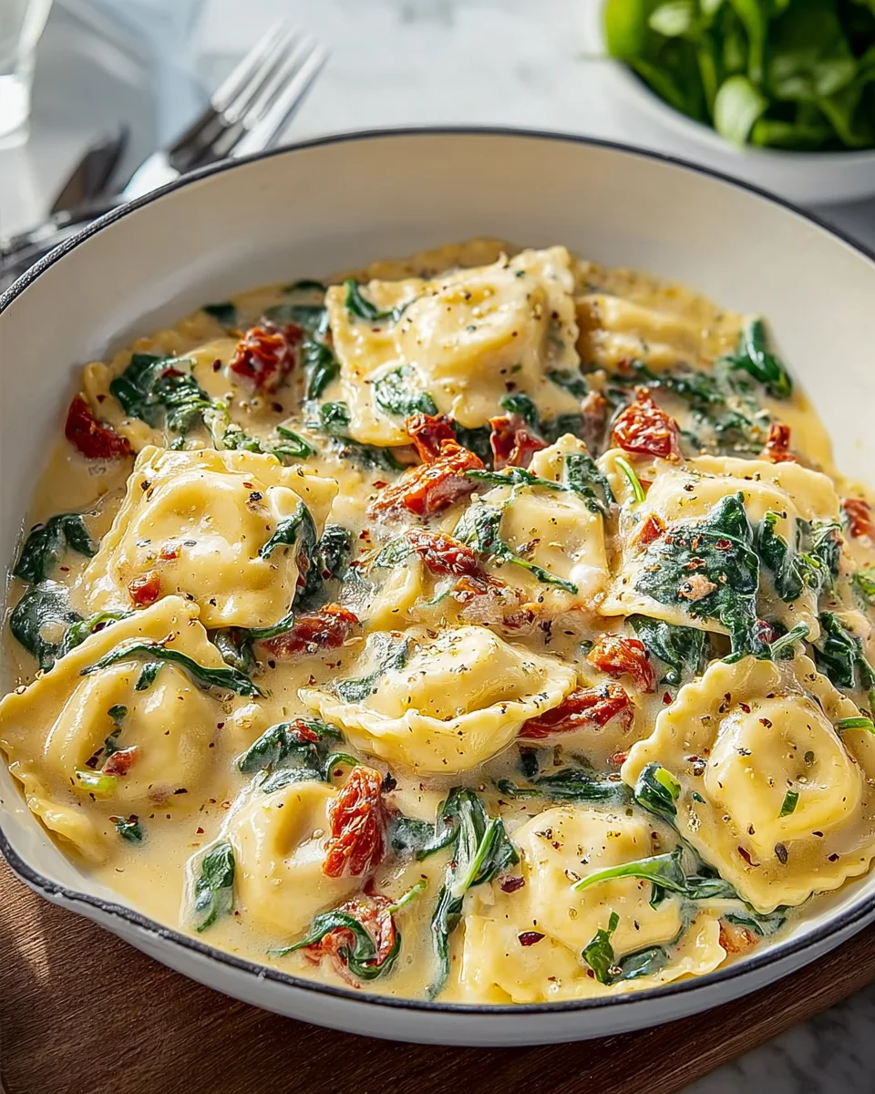 Unwiderstehliche Cremige Toskana Ravioli: Dein Favorit!