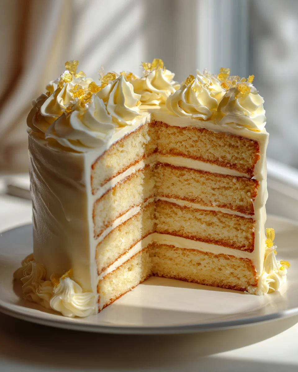 Klassische Vanille Buttercreme Torte – Einfach und Lecker!