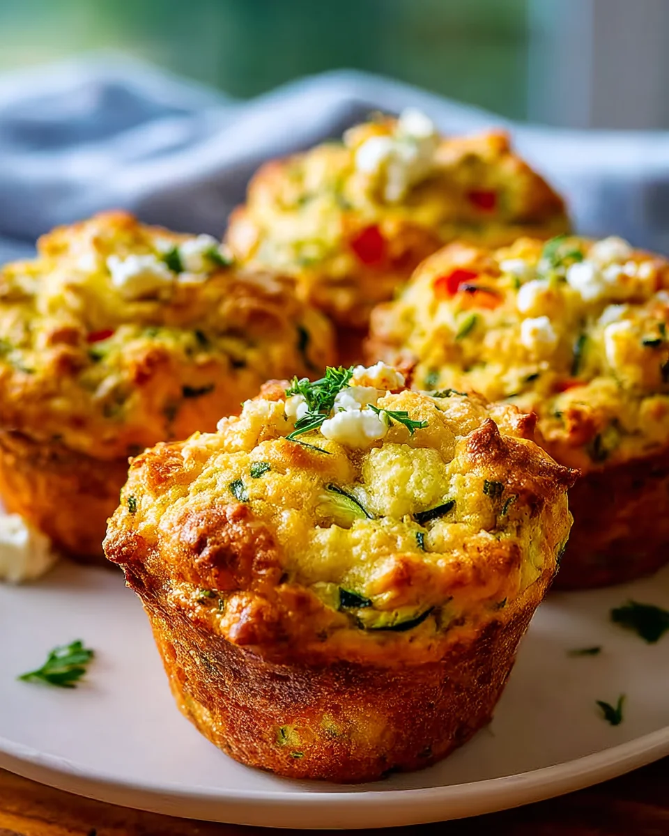 Herzhafte Muffins mit Feta: Schnell, einfach, unglaublich lecker!