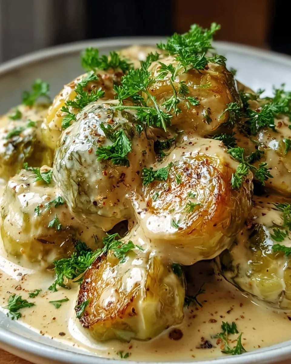 Rosenkohl in Frischkäse-Senfsauce: Dein essenzielles Rezept