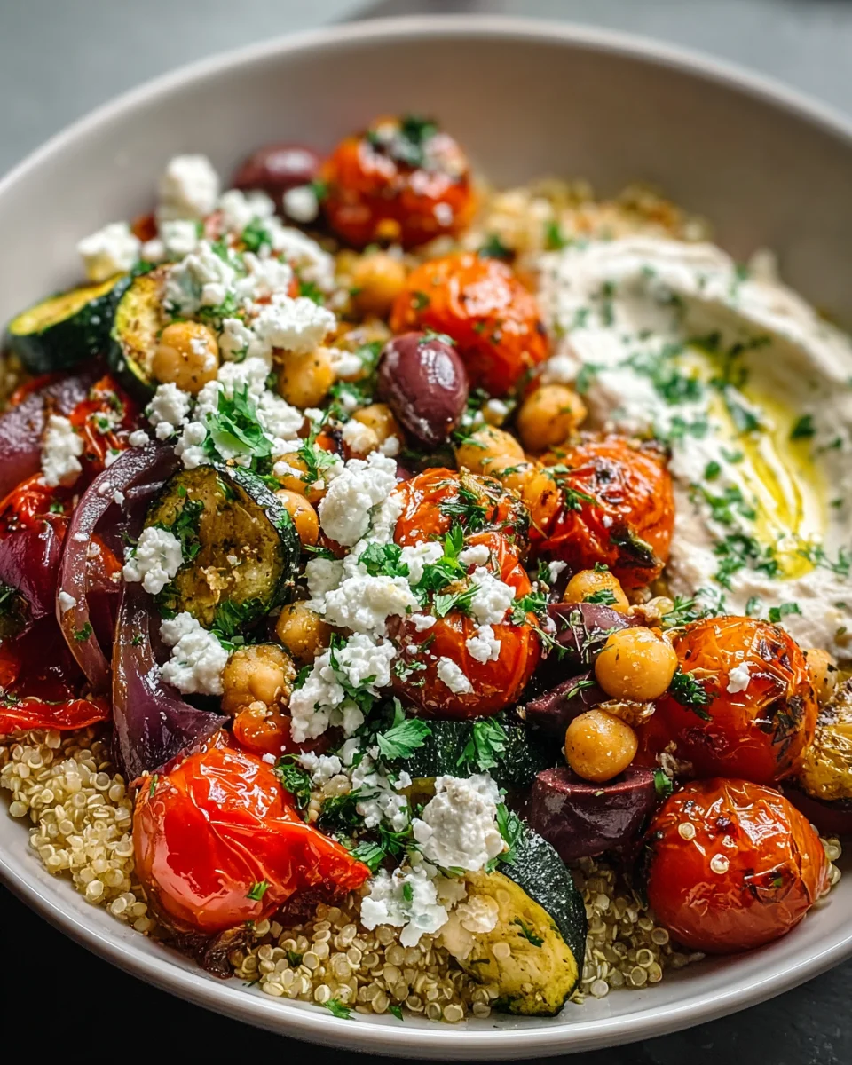 Mediterrane Buddha Bowl: Gesund, bunt und voller Geschmack!