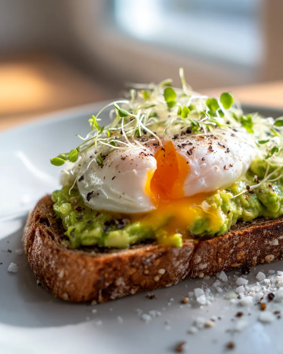 Cremiger Avocado Toast mit pochiertem Ei – Schnell & lecker!