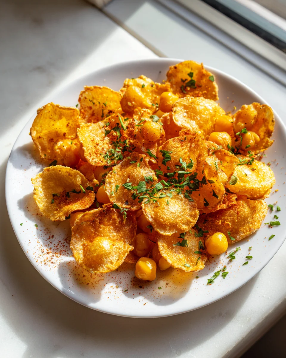 Knusprige Kichererbsen Chips aus dem Airfryer – Einfach & Lecker!