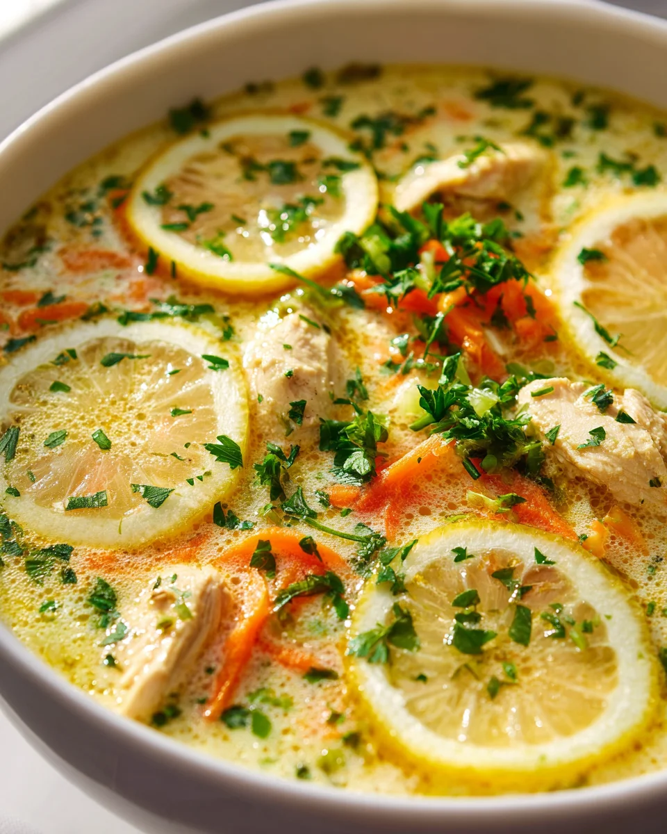 Griechische Zitronen Hähnchen Suppe: Herzhaft & Schnell Zubereitet