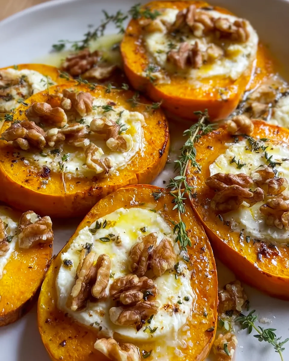 Herbstlicher Ofenkürbis & Camembert: Schnell & unwiderstehlich.