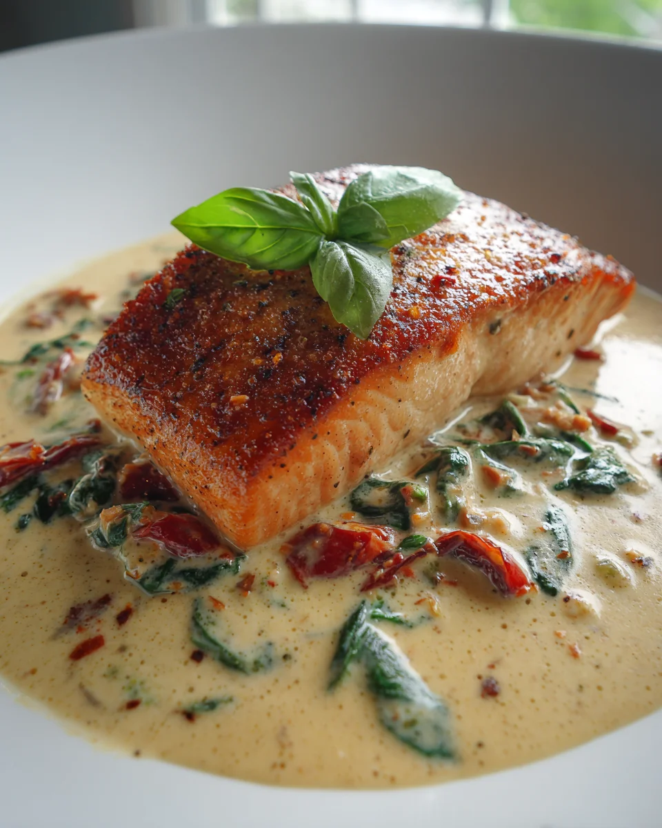 Cremiger Lachs Toskana Pfanne – Dein schnelles Lieblingsrezept!