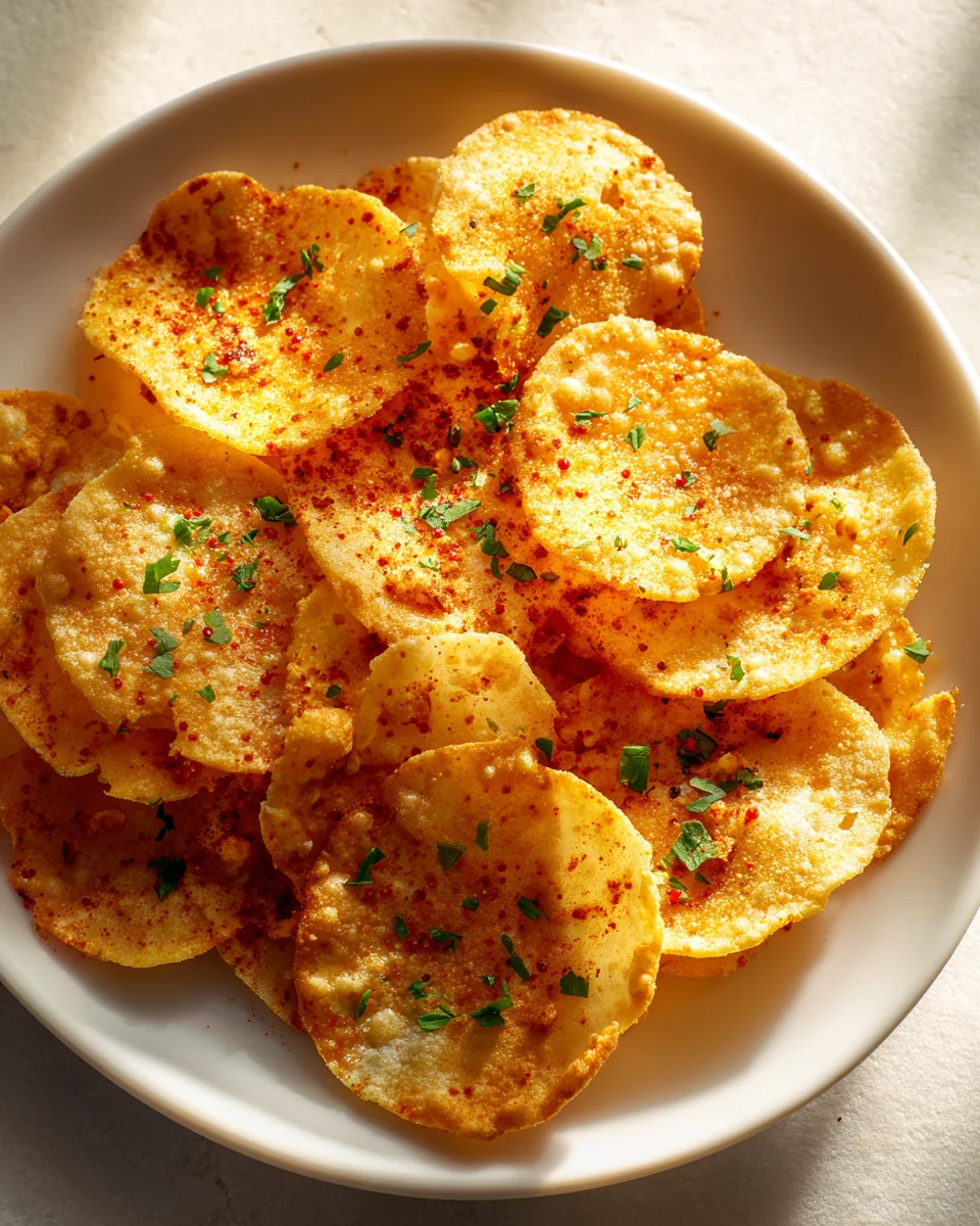 Knusprige Kichererbsen Chips aus dem Airfryer – Einfach & Lecker!