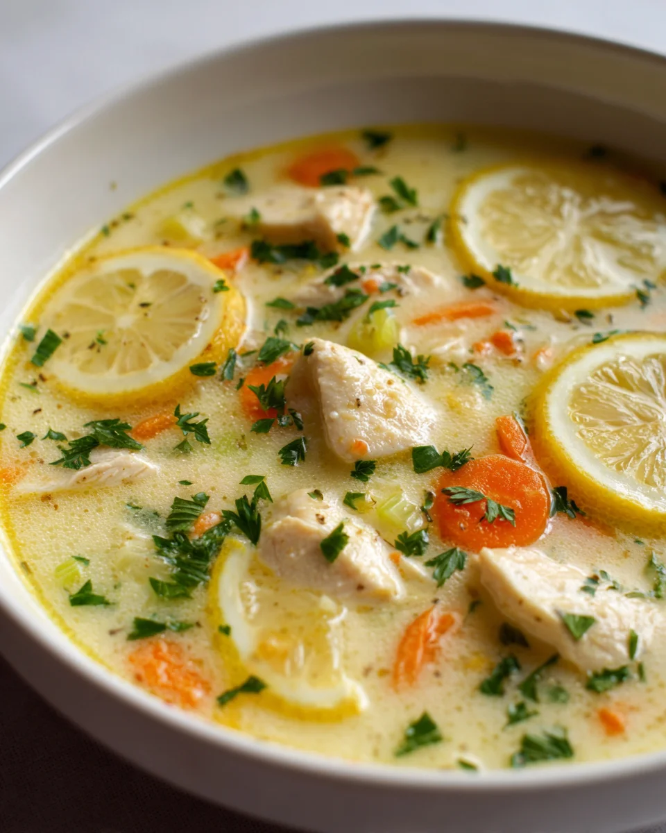 Griechische Zitronen Hähnchen Suppe: Herzhaft & Schnell Zubereitet