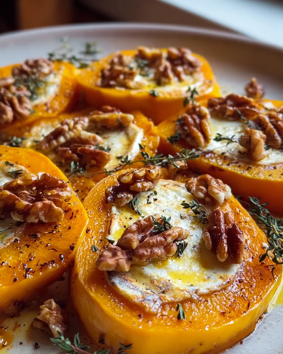 Herbstlicher Ofenkürbis & Camembert: Schnell & unwiderstehlich.