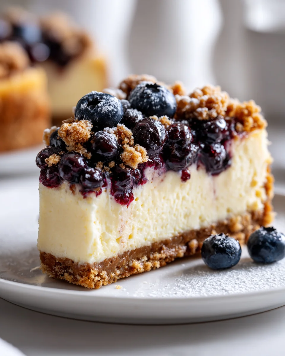 Heidelbeer-Streusel-Käsekuchen: Extra fruchtig, unwiderstehlich!