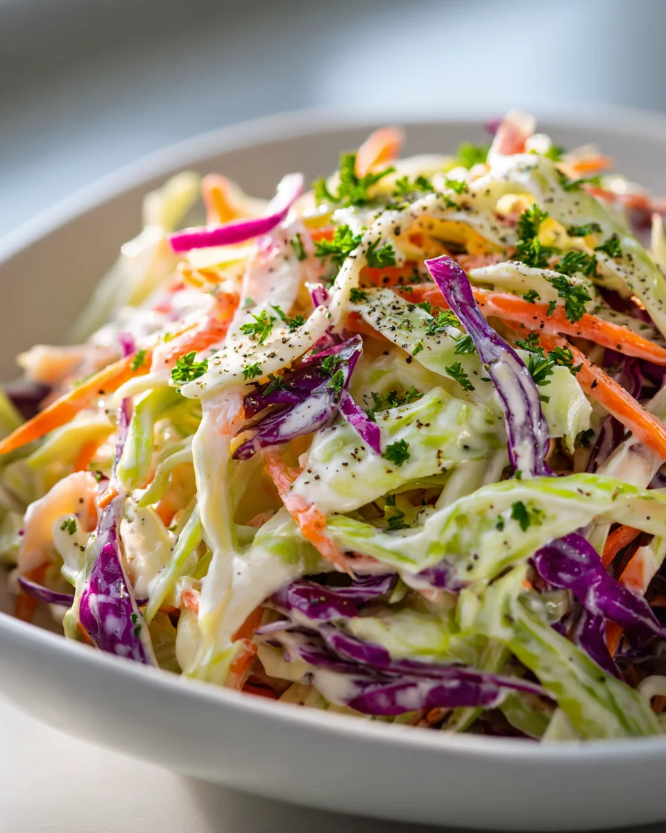 Dein Cremiger Coleslaw mit Unwiderstehlichem Mayo-Dressing
