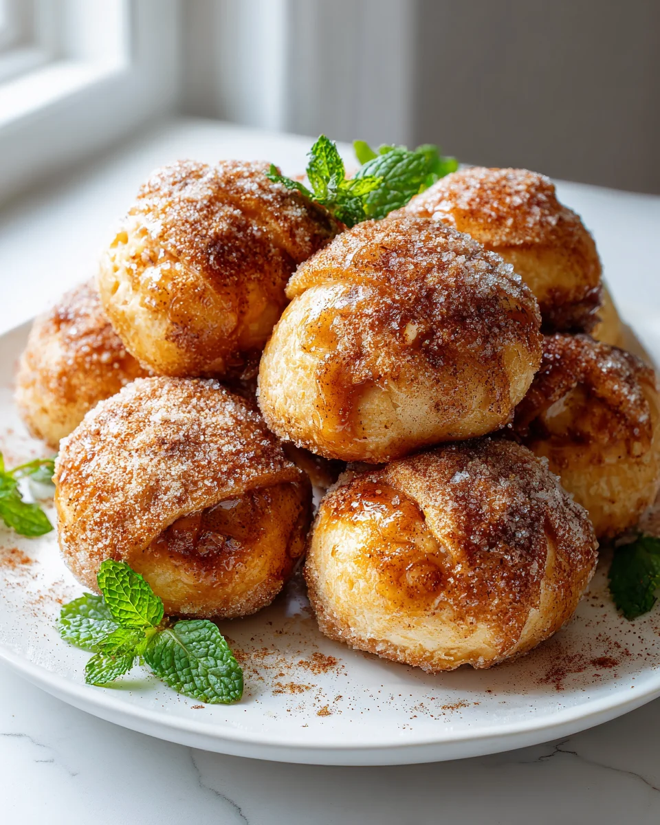 Air Fryer Apfelkuchen-Bomben: Schnell, einfach & unwiderstehlich