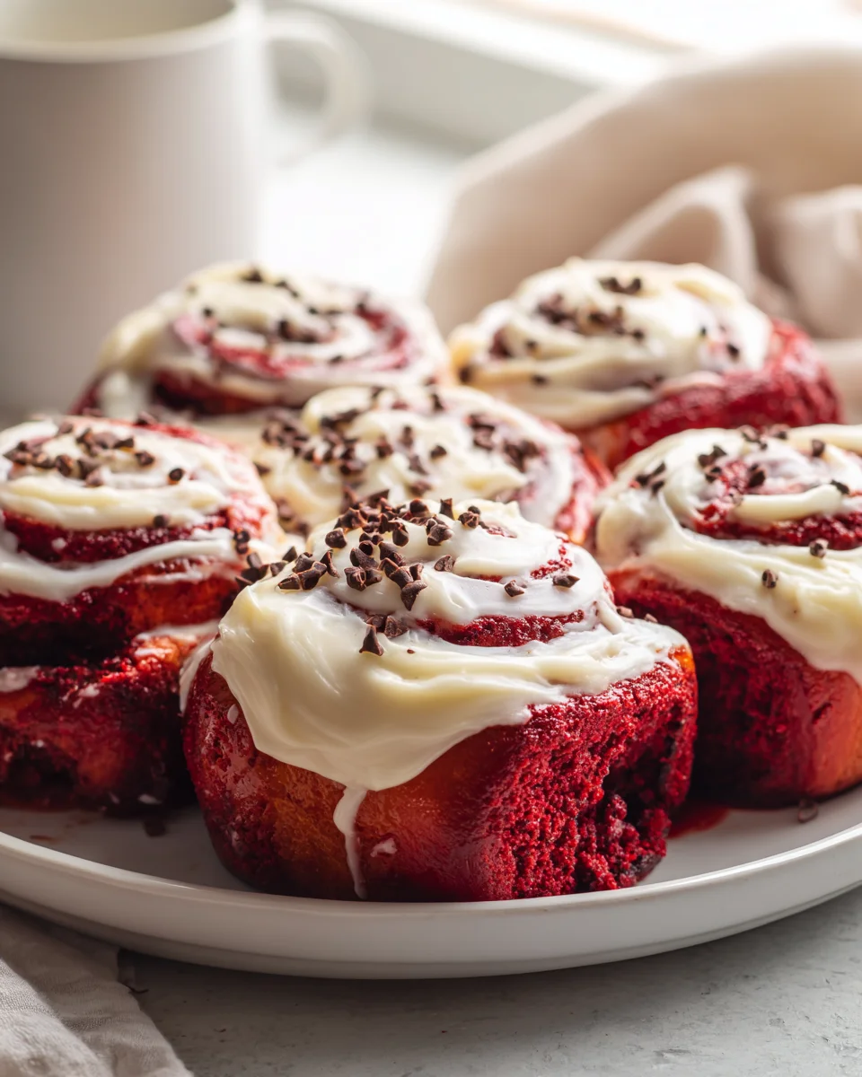 Himmlische Red Velvet Zimtschnecken: Dein süßer Traum!