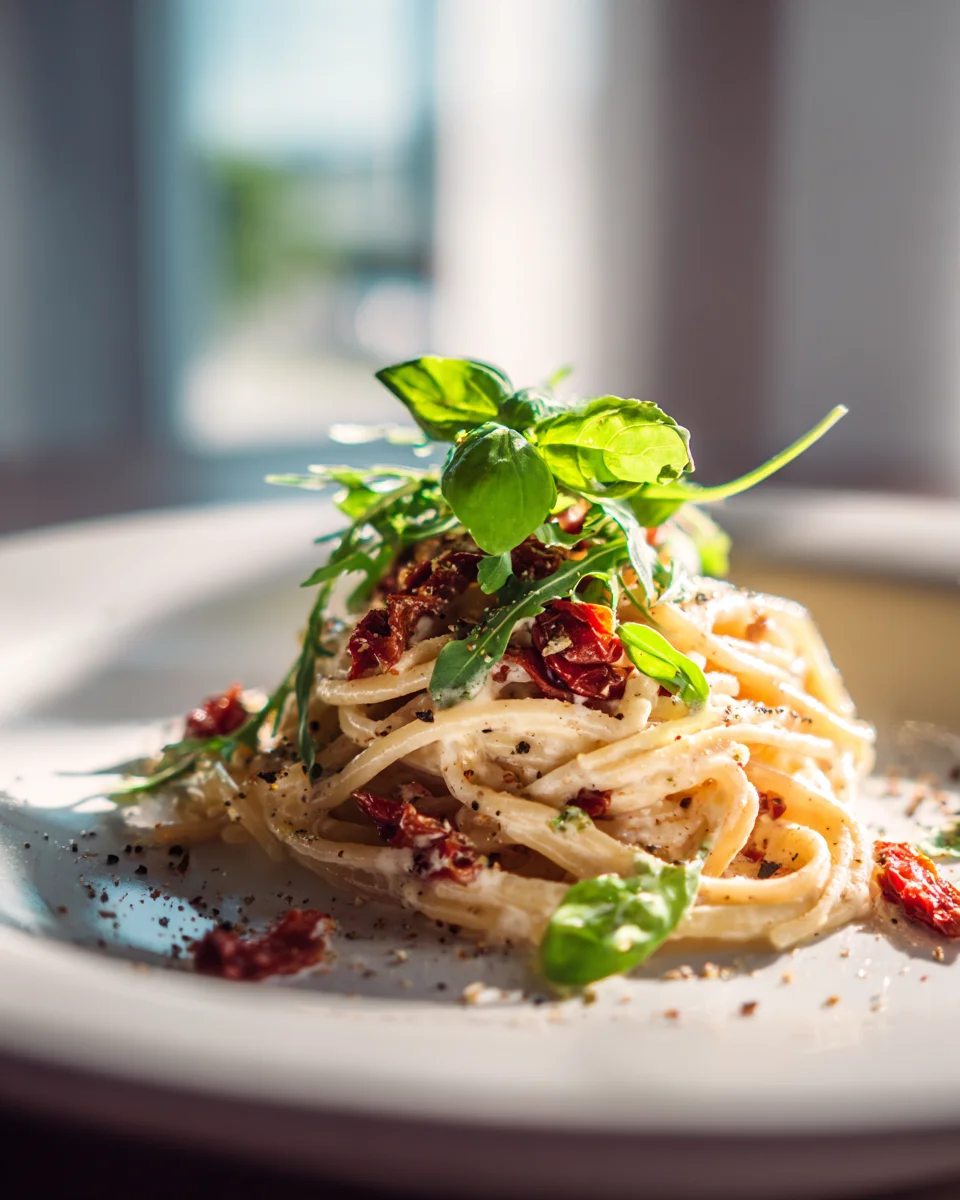 Nudelsalat à la Tim Mälzer: Mediterran mit Tomaten & Rucola