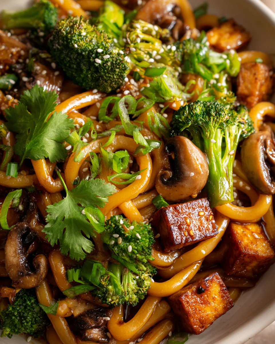 Udon Nudel & Gemüse Bowl: Einfach, frisch & voller Geschmack!