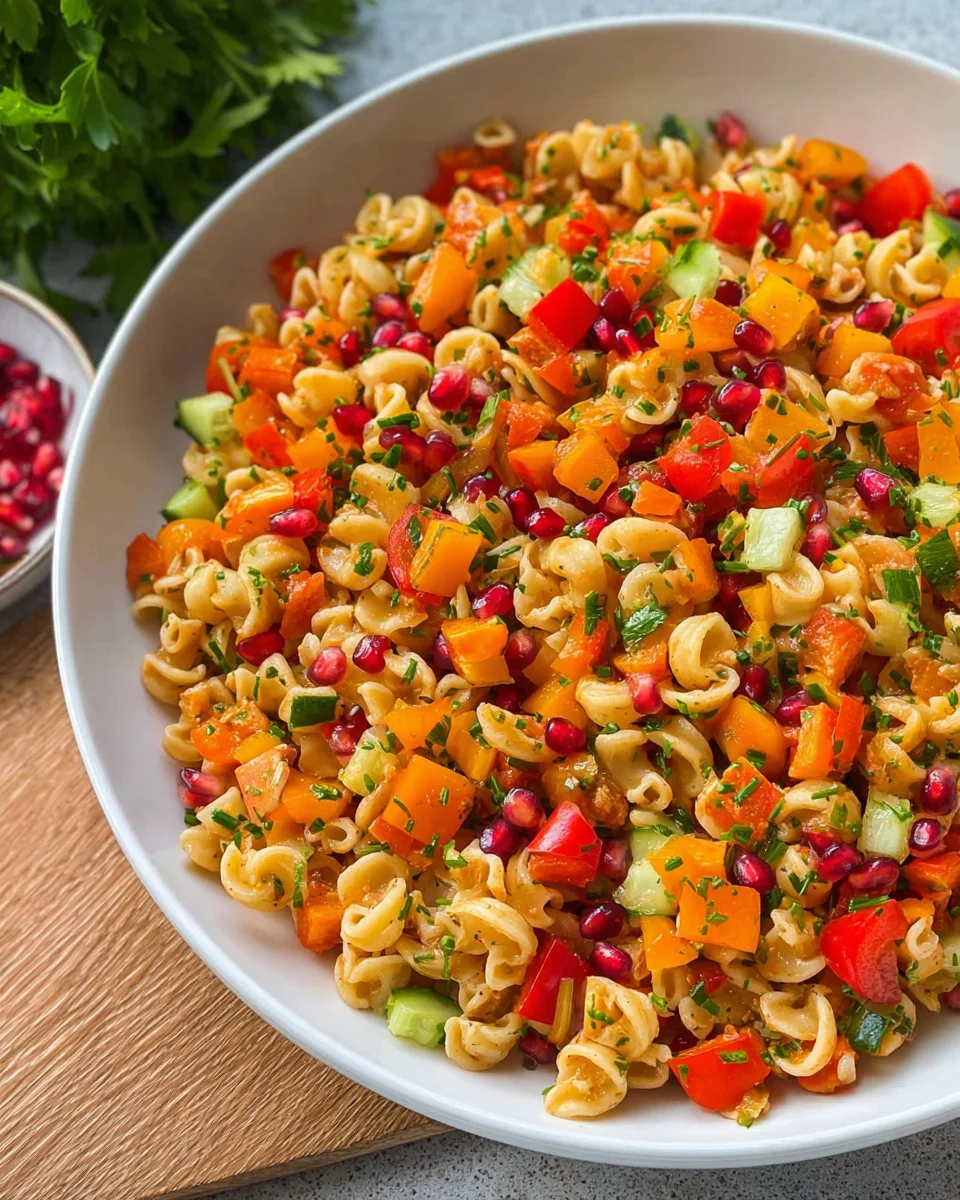 Tuerkischer Nudelsalat: Einfach, schnell & superlecker!