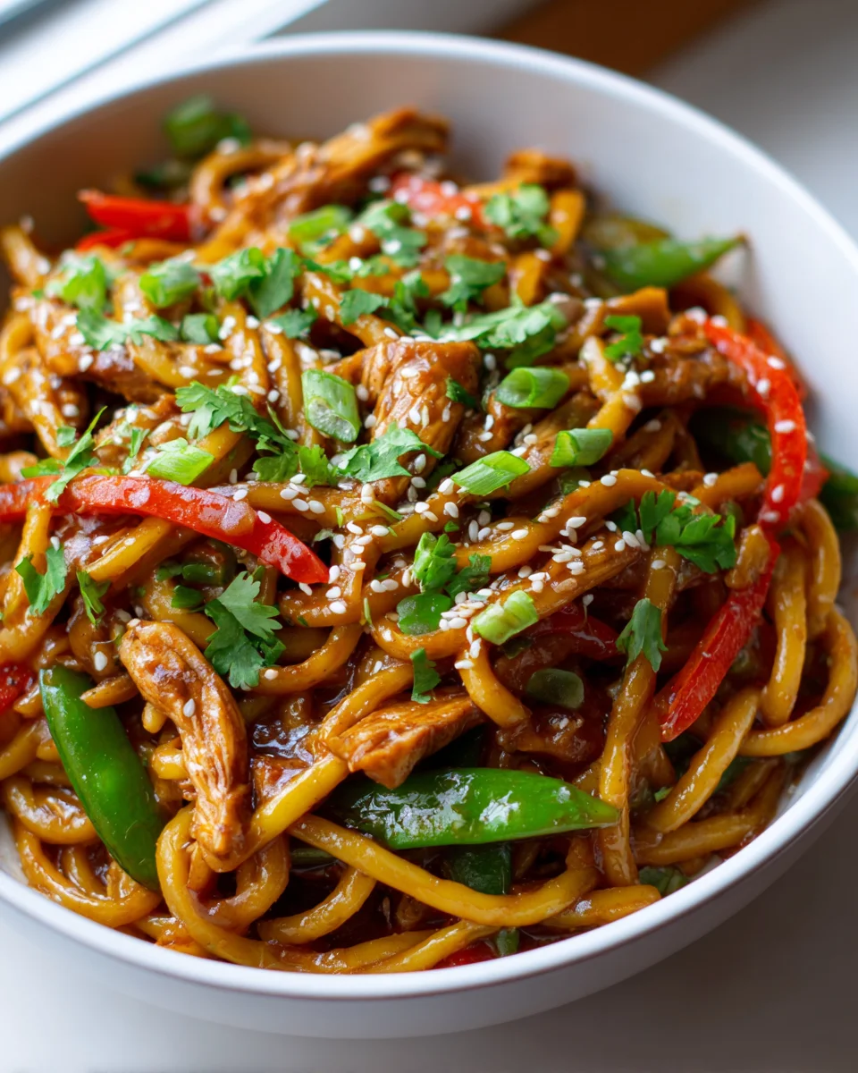 Hähnchen Teriyaki Nudeln: Schnell & Aromatisch in Minuten!