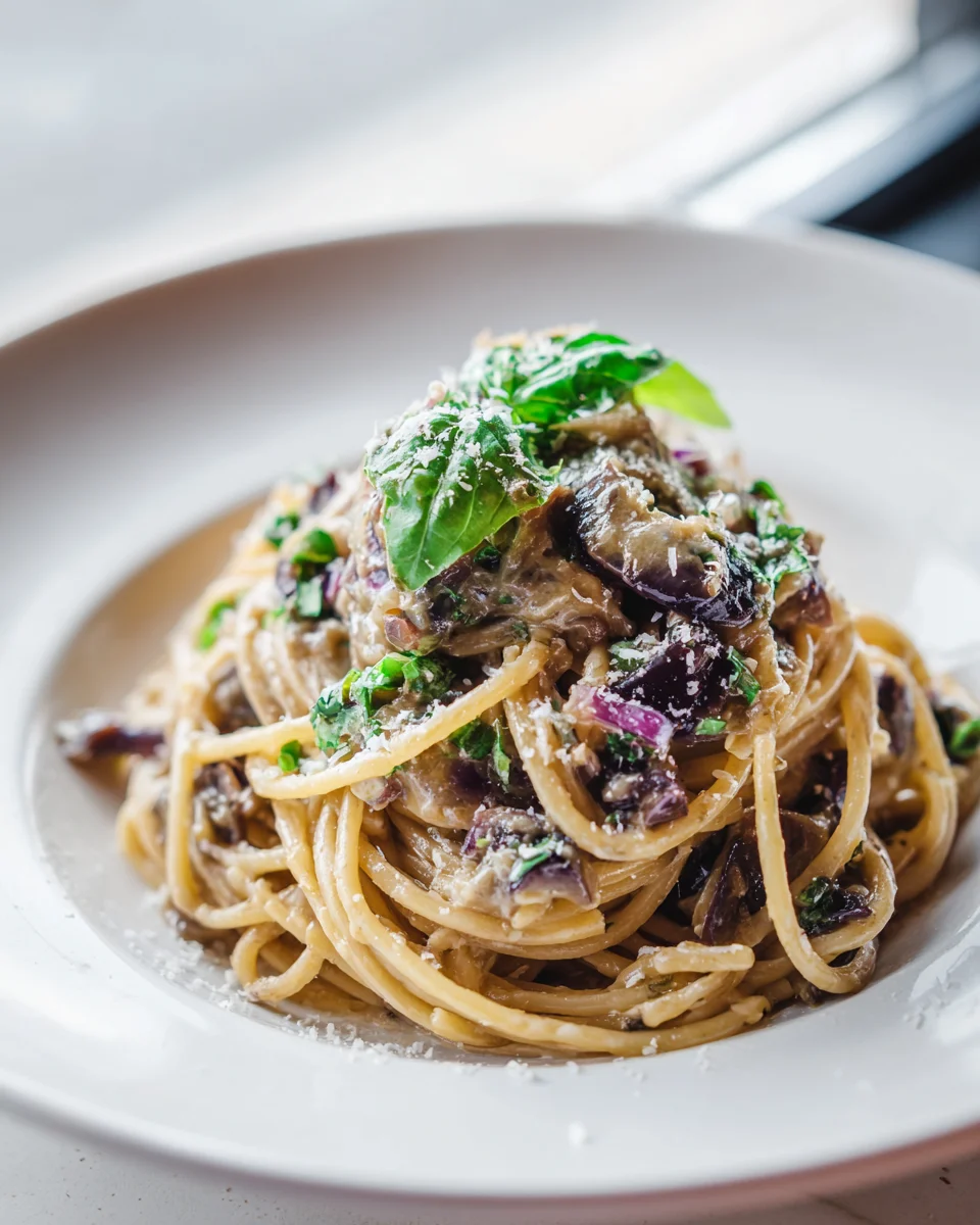 Cremige Auberginen-Pasta-Sauce – unwiderstehlich lecker!