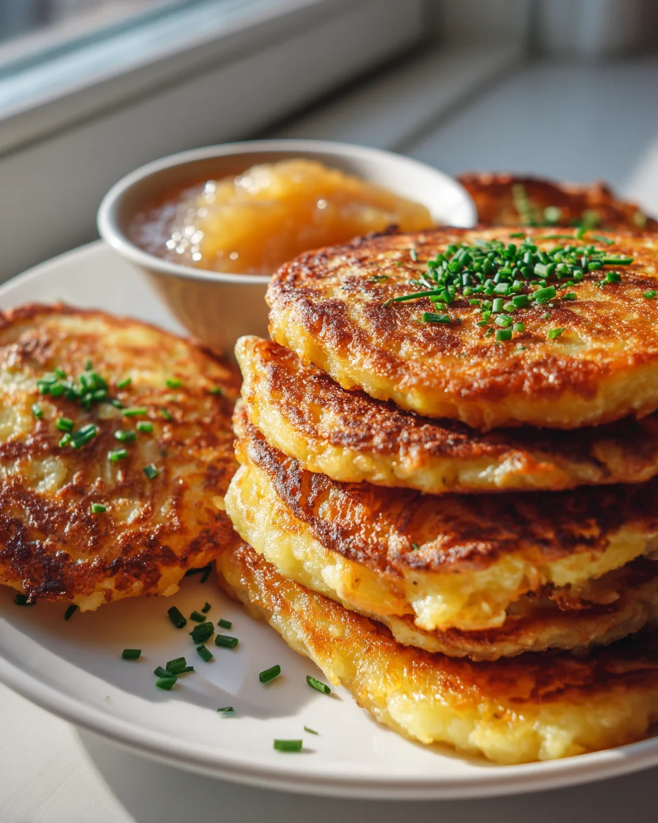 Leckere Reibekuchen: Deutsche Kartoffelpuffer perfekt zubereiten