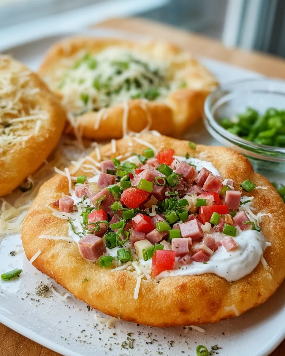 Krosse Langos aus der Heißluftfritteuse – einfach lecker!