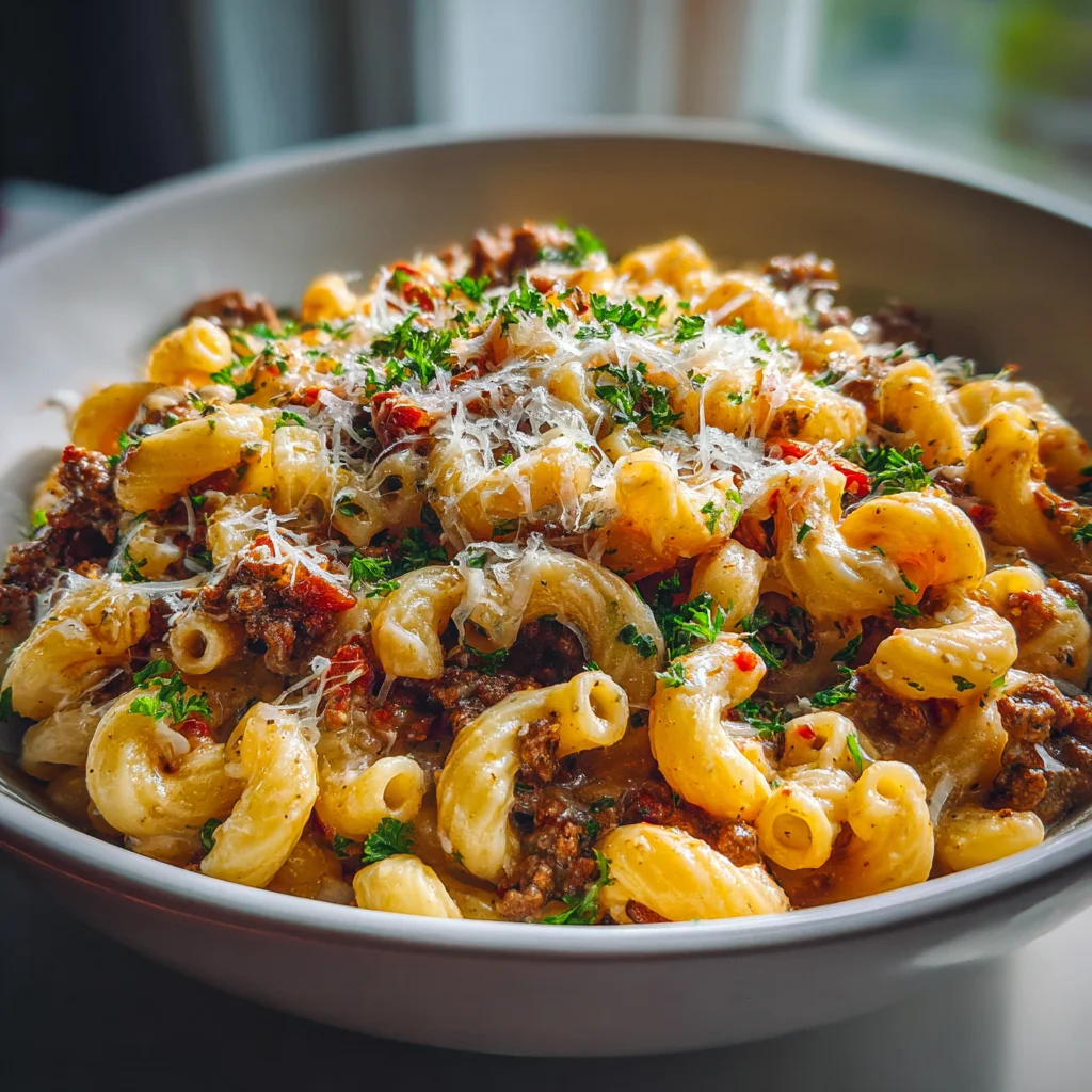 One Pot Makkaroni Alla Mamma – Schnelles Familienrezept!