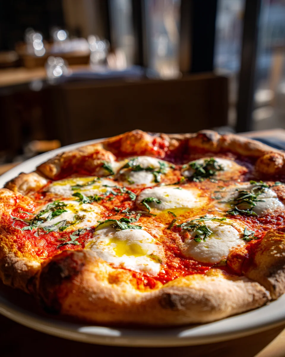 Klassische Vegetarische Margherita Pizza – Einfach & Lecker