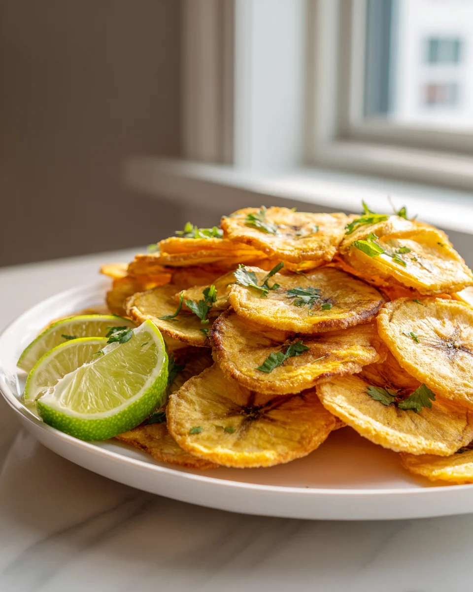 Knusprige Air Fryer Plantain Chips – Gesund und Lecker!