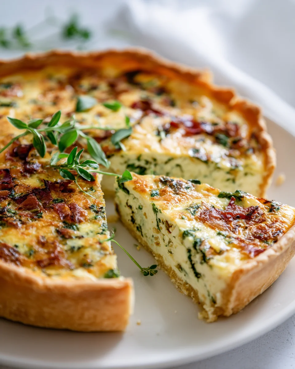 Bärlauch Quiche: Cremig mit Rindfleisch & Lauch Genuss