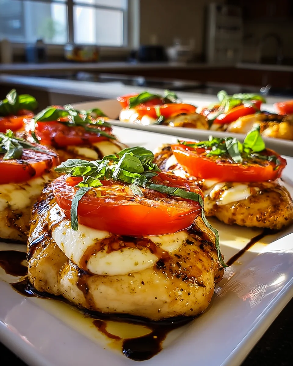 Leckeres Caprese Chicken: Erfrischend genießen!