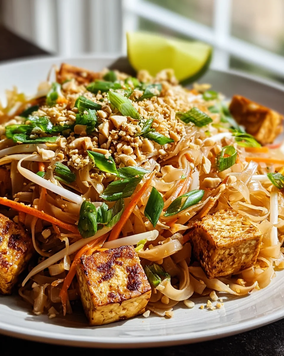 Veganes Tofu Pad Thai