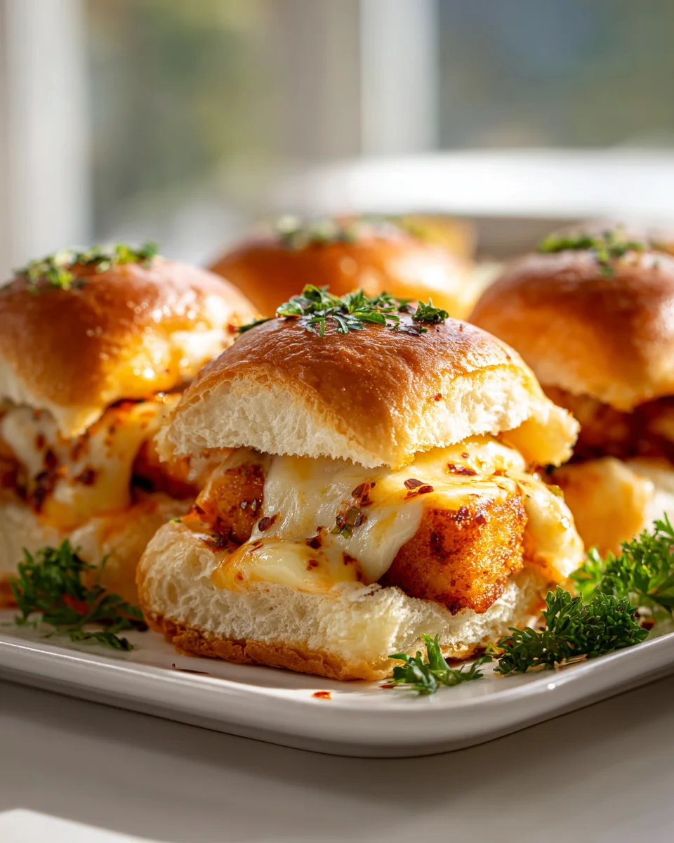 Käse-Stick Sliders mit mini Brötchen und Käse-Genuss