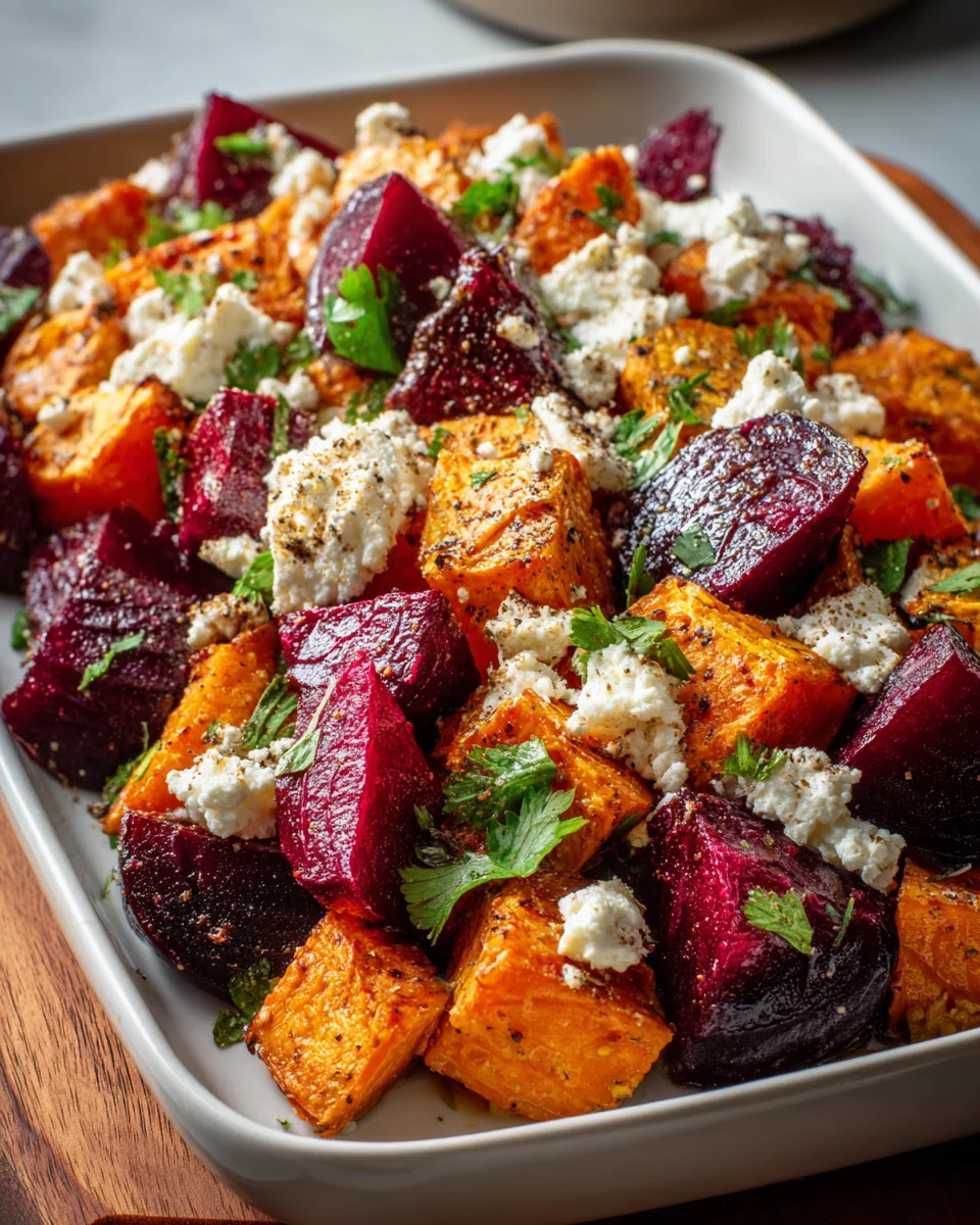 Rote Bete, Süßkartoffel, Feta: Dein einfaches Veggie-Rezept