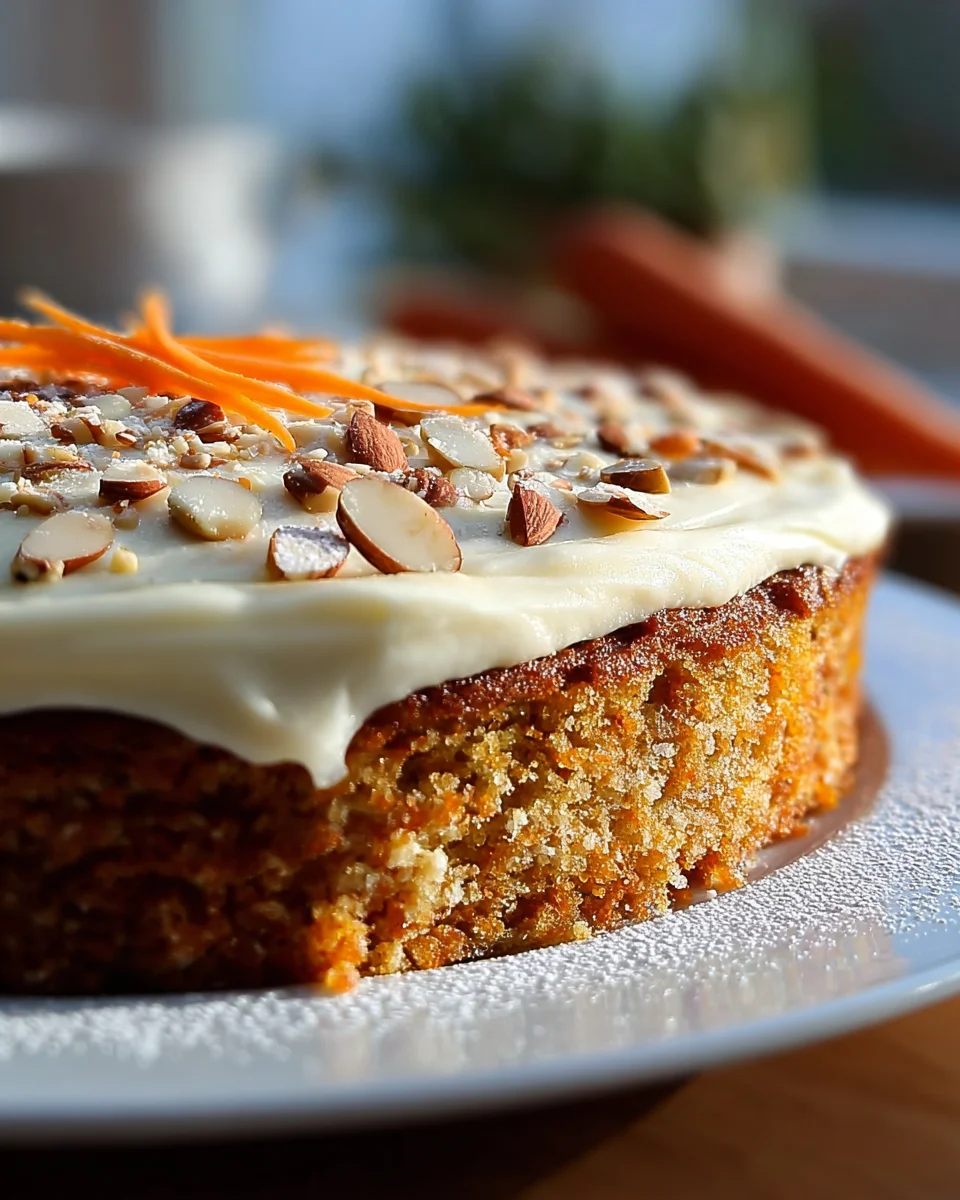 Saftiger Karottenkuchen mit Mandeln – Einfaches Rezept entdecken!