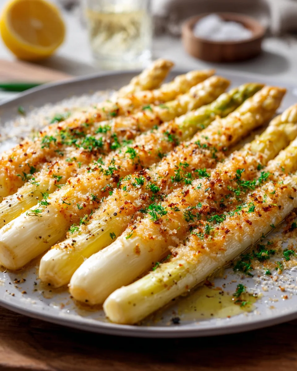 Ofenspargel mit Parmesan