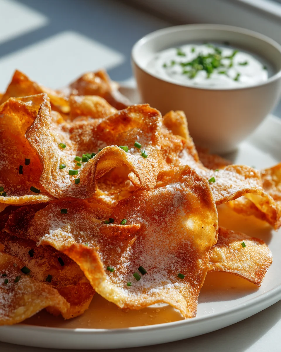 Schnelle Hüttenkäse Chips Zum Knabbern