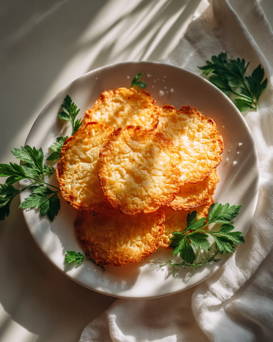 Knusprige Hüttenkäse-Chips für Genießer!