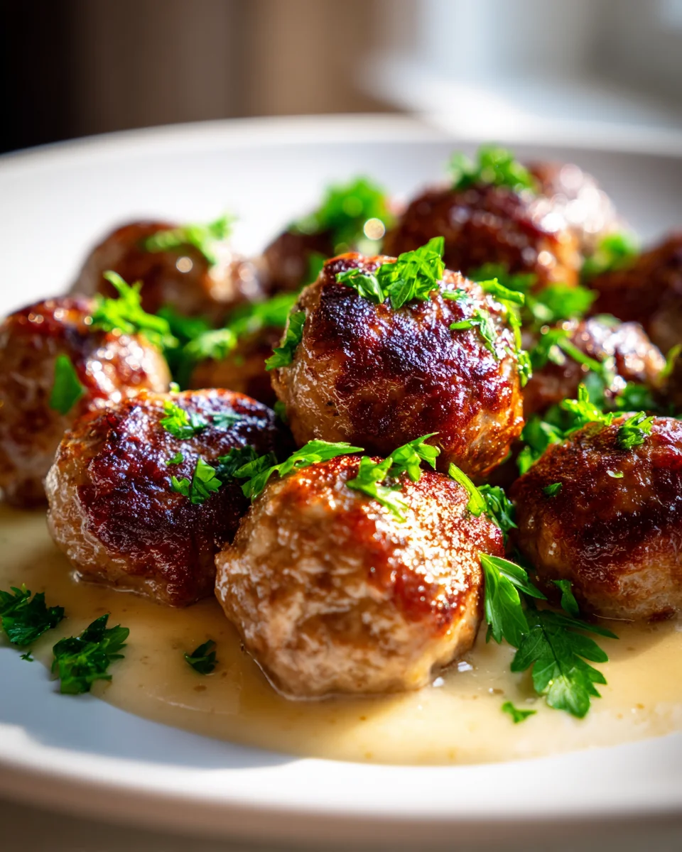 Mini Köttbullar als Fingerfood: Leckere Rindfleischhäppchen!