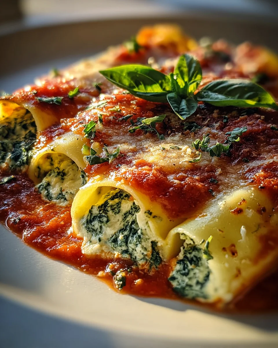 Spinat-Ricotta-Cannelloni