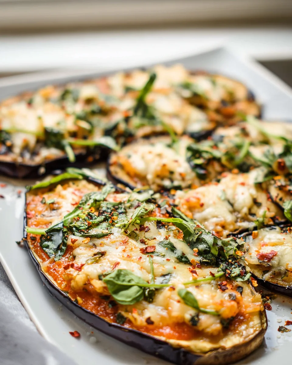Low Carb Auberginen-Pizza