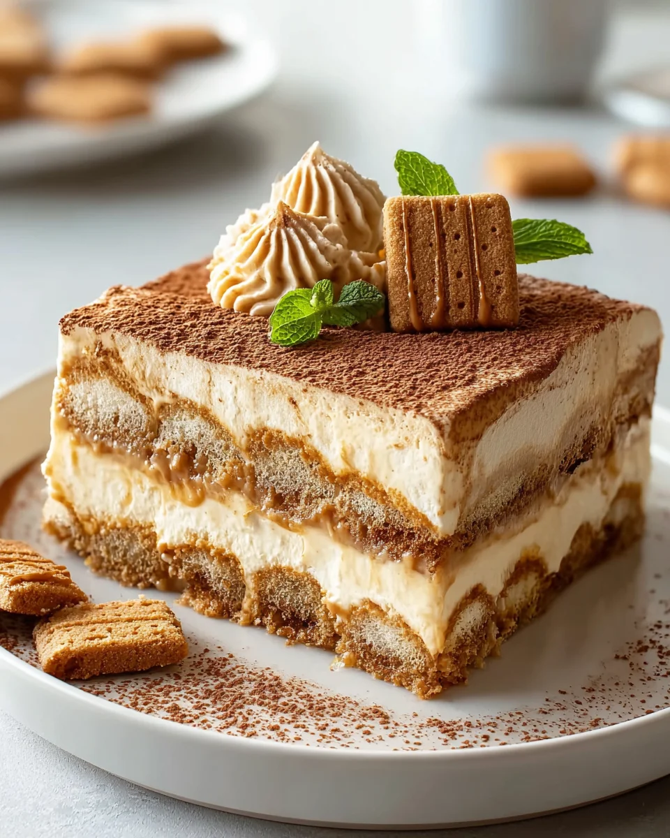 Verführerisches Biscoff Spekulatius Tiramisu Rezept genießen!