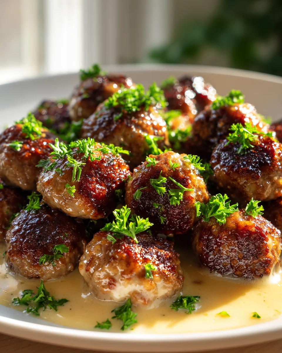 Mini Köttbullar als Fingerfood: Leckere Rindfleischhäppchen!