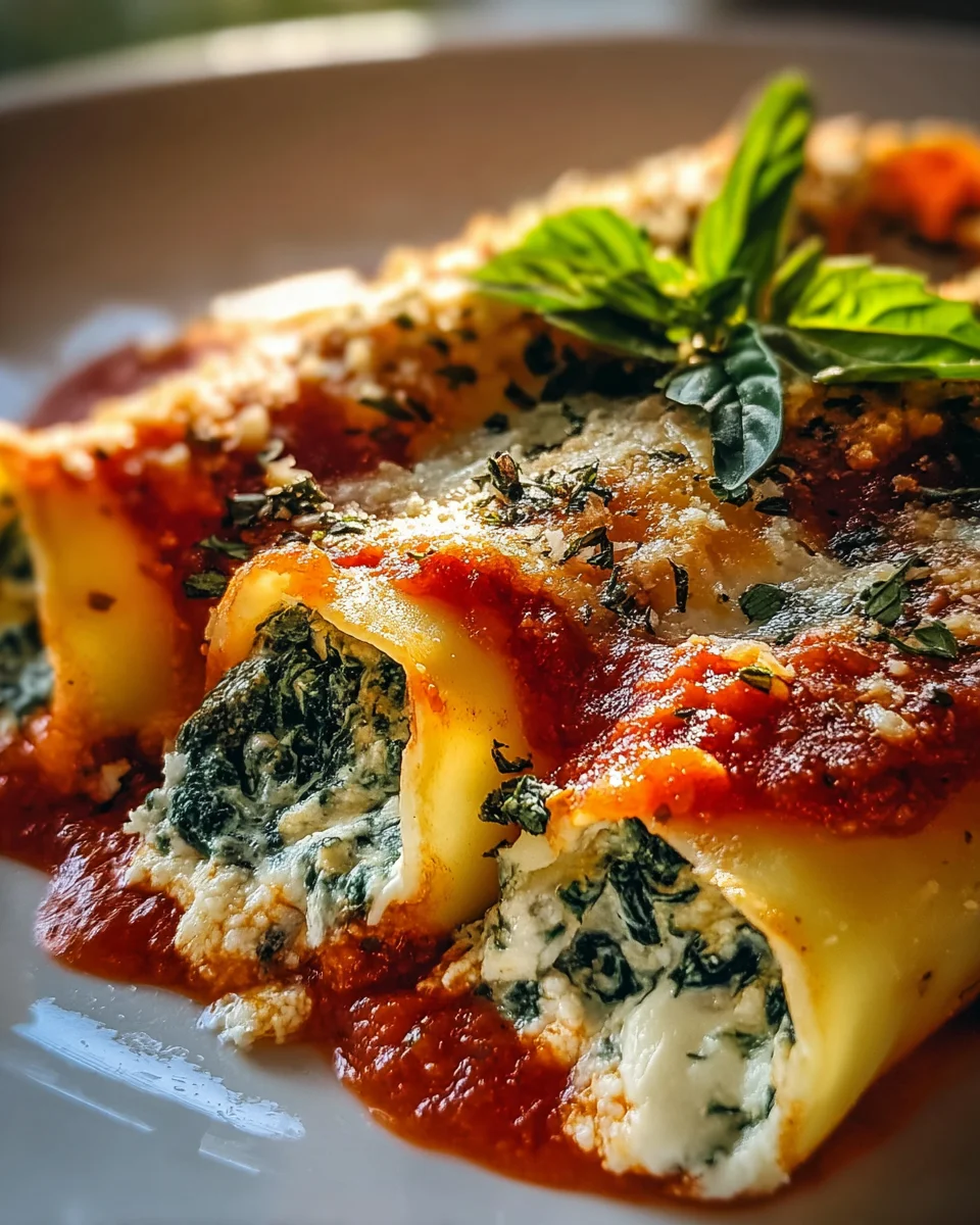 Spinat-Ricotta-Cannelloni