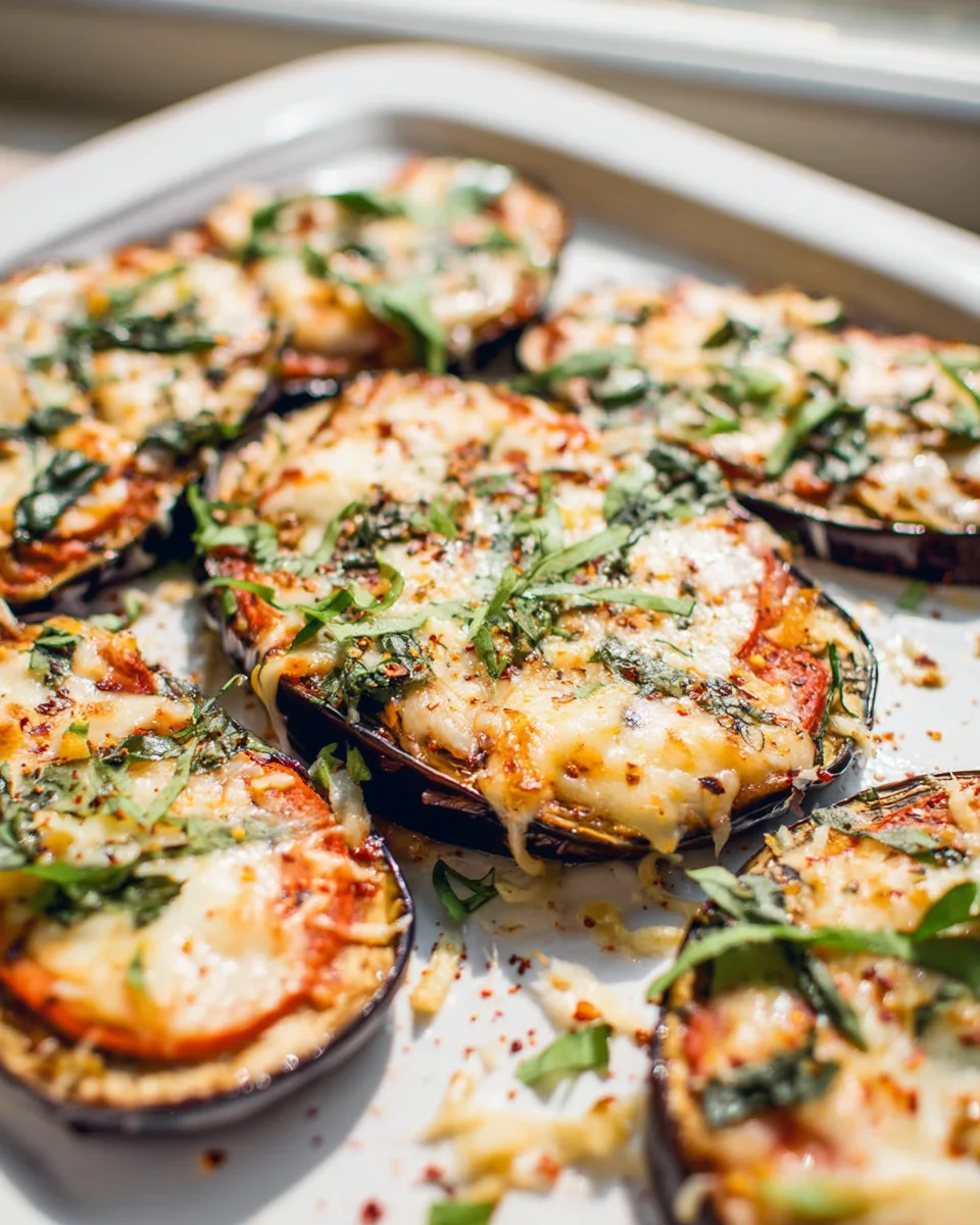 Low Carb Auberginen-Pizza