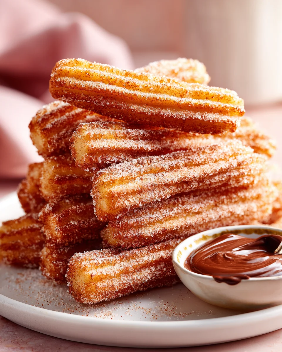 Knusprige Airfryer Churros mit Zimt-Zucker Rezept für Naschkatzen