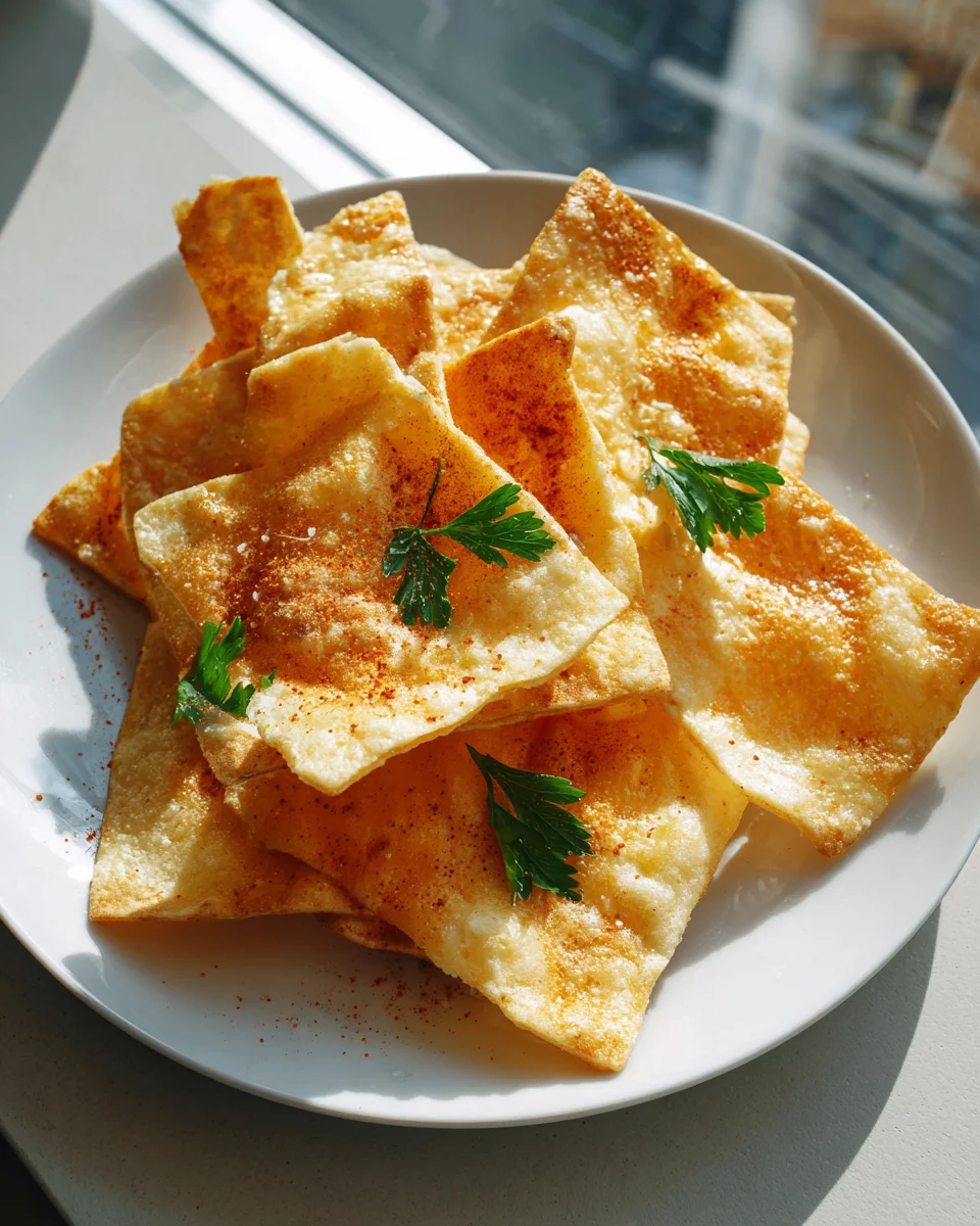 Schnelle Hüttenkäse Chips: Knuspriger Snack zum Knabbern!