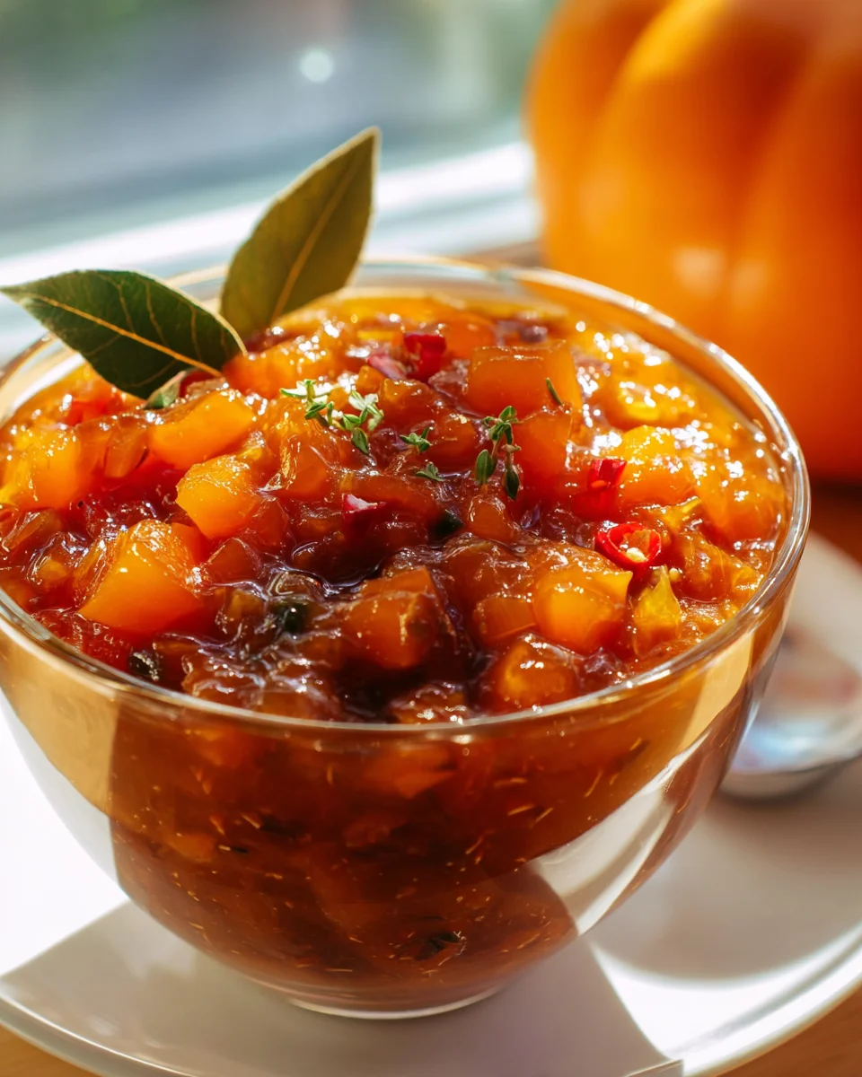 Scharfes Kürbis-Chutney