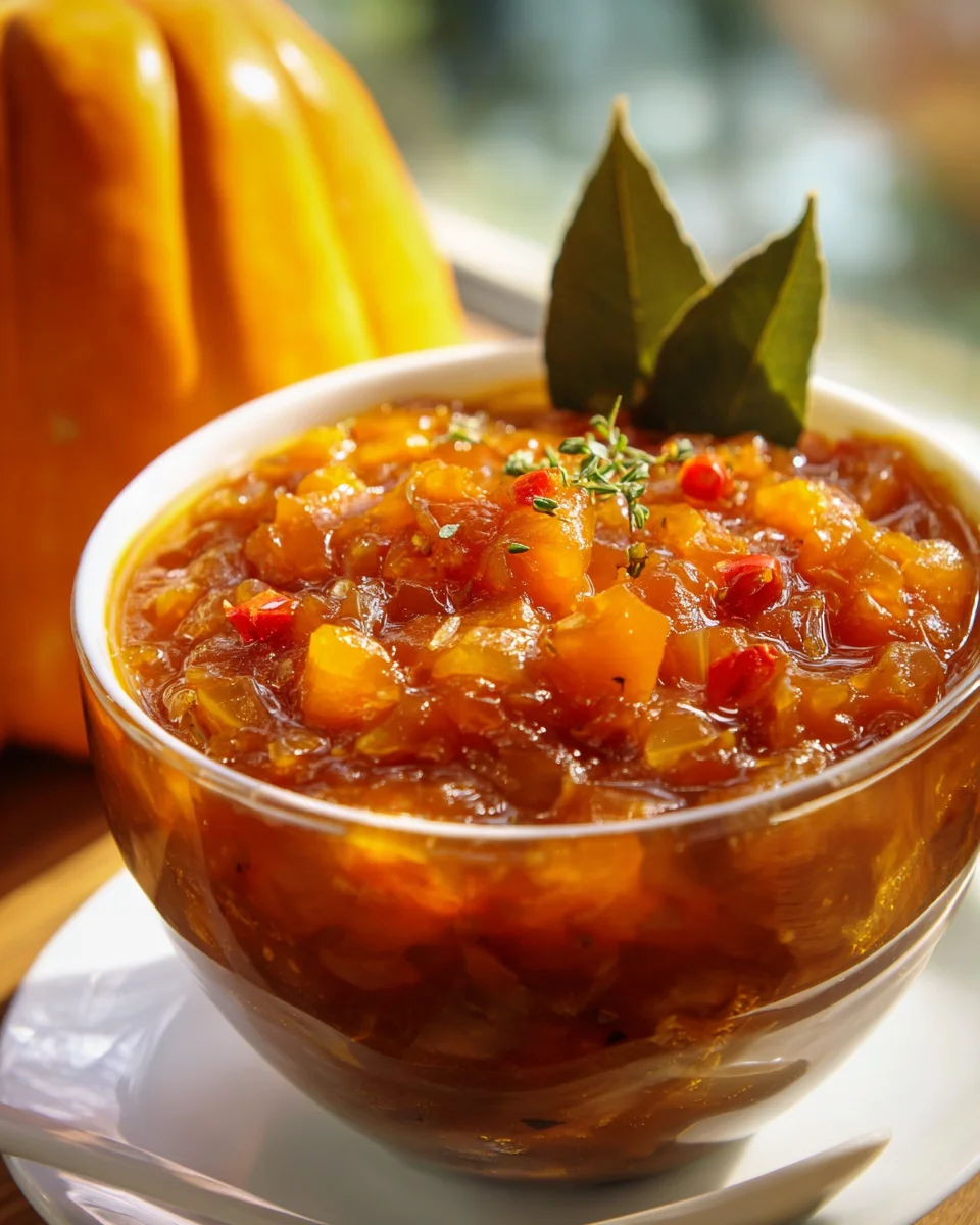Scharfes Kürbis-Chutney