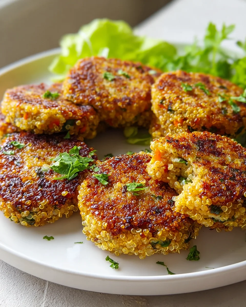 Quinoa-Bratlinge